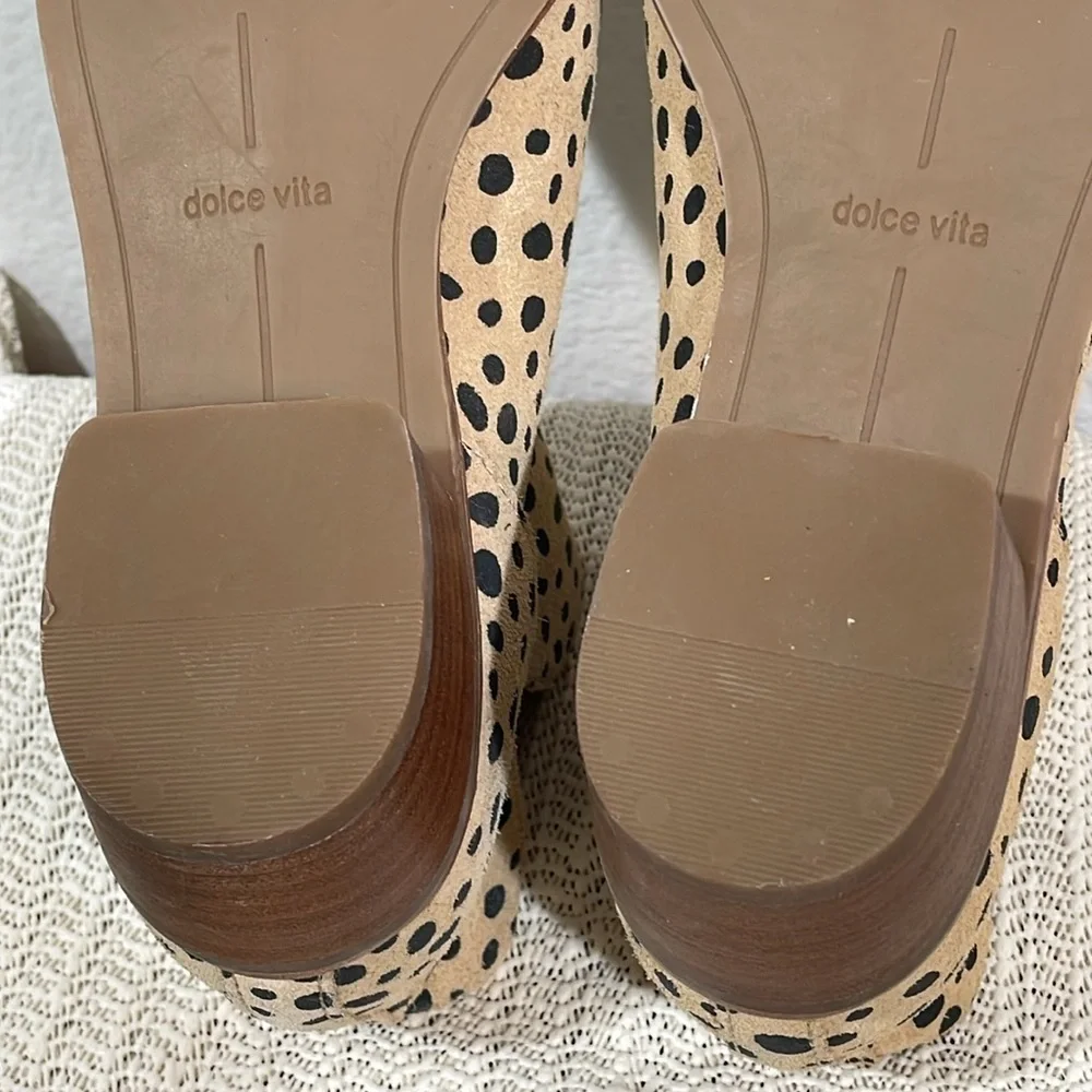 Dolce vita leather 6.5 Kadie cheetah shoe booties Leopard Cheetah Animal print